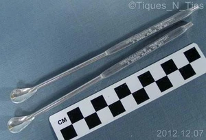 2 Vintage Weinmann's Trenton NJ A Good Place To Eat Aluminum Cocktail Stirrer FF - Picture 1 of 4