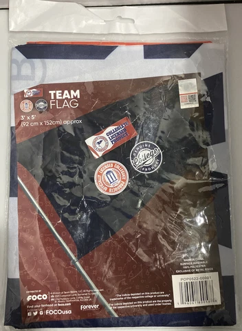 FOCO NCAA Unisex-Adult 2 Grommet 3' x 5' Team Logo Horizontal Flag Lightweight Cover