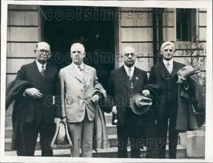1928 Hoover Supporters Texas Politicians D Moody T Love M Hicks Press Photo - Picture 1 of 2