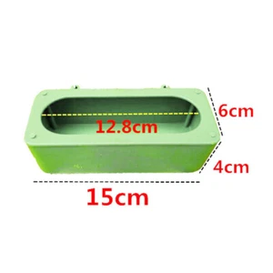 Pet Parrot Bird Cage Mini Plastic Food Water Feeder Bowl Bathing Feeding Cup 18 - Picture 1 of 4