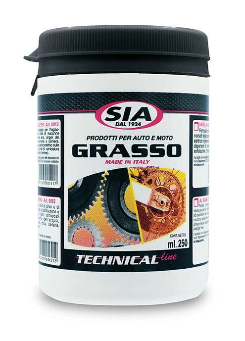 SA6039 SIA 6039 Grasso nero per giunti omocinetici in formato barattolo ml.250