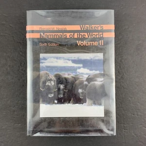 Walker's Mammals of the World Volume II Sixth Edition HC Book By Ronald M. Nowak - Picture 1 of 8