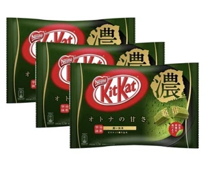 kit kat dark matcha green tea chocolate 3packs (10pcs) - Picture 1 of 2