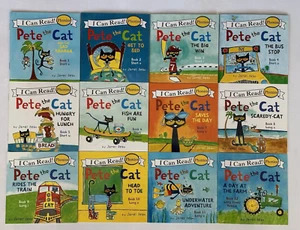 Pete the Cat Childrens Kids Books Phonics I Can Read Set Lot 12 - Picture 1 of 4