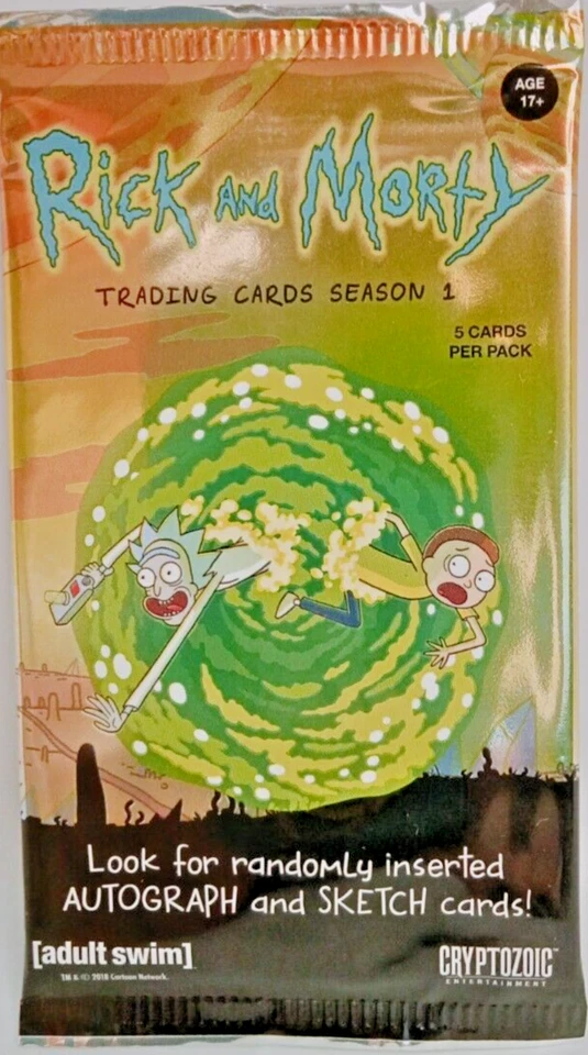 MEJOR TEMPORADA 1 RICK & MORTY [natación para adultos] 1x ¡NUEVO PAQUETE CRIPTOZOICO EXCLUSIVO NUEVO FRESCO! Foto 1 de 1