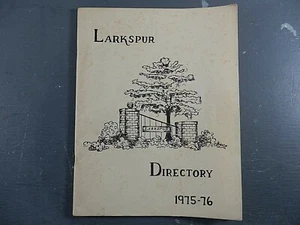 Larkspur 1975 - 76 Directory Booklet Virginia Beach VA - Imagen 1 de 5