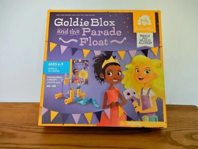 Libro flotante Goldie Blox & the Parade y proyecto de construcción de ingeniería completo en caja Foto 1 de 4