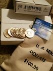 $100 Mint Bag in Sealed Box 2020-P Massachusetts American Innovation Dollar UNC!