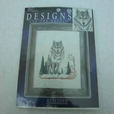 Counted Cross Stitch Wolf 8" X 10" Finished New 5211 Designs for the Needle