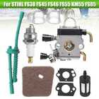 Carburetor Carb Air Filter Kit For Stihl FS45 FS46 FS55 FC55 FS38 HS45 FS74 FS75