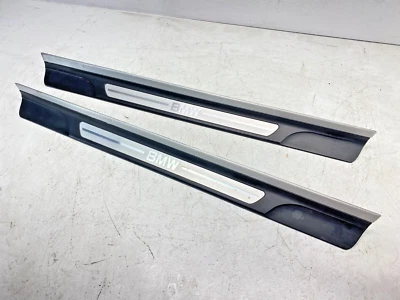 BMW E46 Serie 3 2 puertas Izquierda y Derecha Puerta Alféizar Entrada Rasguño Juego de Cubierta OEM✅ Foto 1 de 4