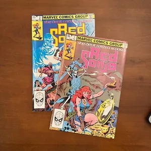 Red Sonja #1 & #2 (Vol. 2) 'She Devil With A Sword' - Marvel Comics 1982 - Picture 1 of 11