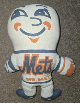 Vtg New York Mets Mr. Met Plush Toy Stuffed Animal - Image 1 of 3
