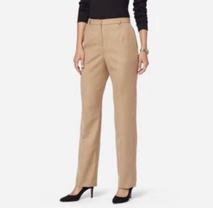 New Pendleton Virgin Wool Tan Career Work Trousers Pants Size 10 Petite $179 - Picture 1 of 10