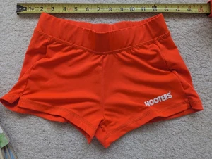 womens Hooters Girl uniform Rare Cheeky shorts size Xxs orange booty polyester - Picture 1 of 2