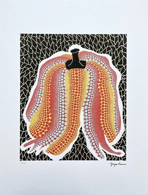 YAYOI KUSAMA - Colorful pumpkin -signed, numbered edition 18/500, 50x65 cm - Image 1 of 4