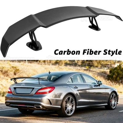 Carbon 55" Rear Trunk Spoiler Wing Lip For Mercedes-Benz CLS550 CLS63 CLS53 AMG - Image 1 of 4
