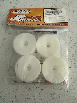 73100 Team Orion RC Car  White Dish Wheel 26mm Touring (4) Soft Tamiya/TT01/TT02 - Image 1 of 2