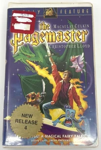 The Pagemaster VHS Macaulay Culkin Christopher Lloyd 1994 G Family Feature Fox - Picture 1 of 3