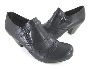 RIALTO WOMEN'S "BRESCIA" SLIP-ON SHOOTIES BLACK US SIZE 9 MEDIUM (B)M PRE-OWNED - Picture 1 of 7