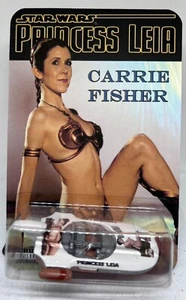 !! PERSONALIZZATO!! Hot Car Wheels - Star Wars Principessa Leia Landspeeder - Foto 1 di 7