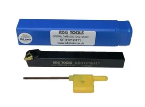 THREADING TOOL EXTERNAL 60 DEGREE INDEXABLE 8MM, 10MM, 12MM, 16MM, 20MM, 25MM - Picture 1 of 7