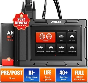 ANCEL HD3500 Pro Pickup Truck OBD2 Scanner Bidirectional Diesel Car Diagnostic - Picture 1 of 11