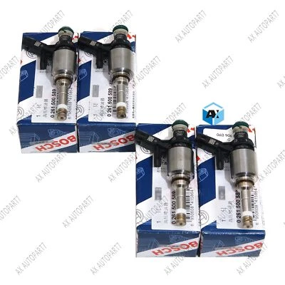 4x Inyectores de combustible Bosch Jet para VW Golf Passat AUDI A3 A4 A5 A6 TT 1.8 TFSI CJEB Foto 1 de 4
