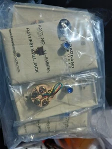 LOTE 20 MARFIL DÚPLEX PLACA DE PARED COAXIAL F-81 CONECTOR Y CONECTOR TELEFÓNICO RJ11 GANG - Imagen 1 de 3