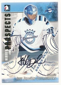 JEFF DROUIN-DESLAURIERS 2004 IN THE GAME HEROES AND PROSPECTS #A-JD AUTO MINT - Picture 1 of 2