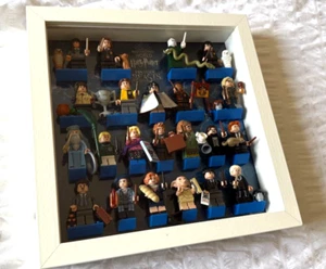 Lego 71022 Harry Potter Mini Figures Series 1 complete 22 figs in display frame - Picture 1 of 4