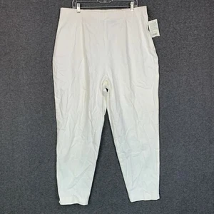 Honors Pants 22WS 37x28 Womens Plus Size Relax Taper Pull On High Waist Stretch - Bild 1 von 12