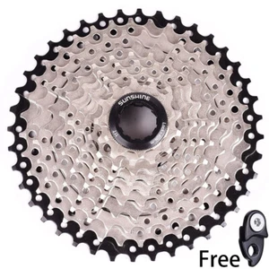 SUNSHINE MTB Bike 10 Speed 11-40T Cassette Flywheel Black fit Sram Shimano US - Picture 1 of 8