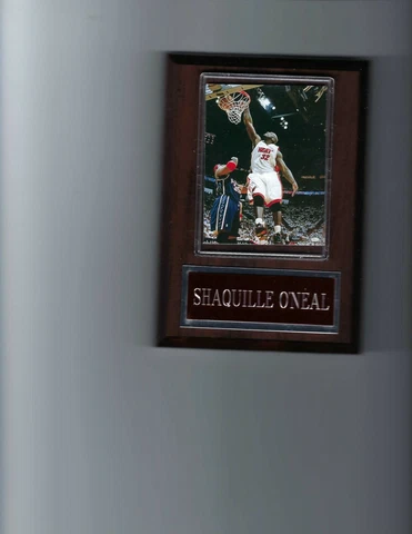 SHAQUILLE O'NEAL PLAQUE MIAMI HEAT BASKETBALL NBA SHAQ Cover
