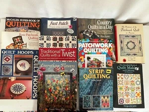 Assorted Lot of 11 Quilt Books Patterns Patchwork Strip  - Picture 1 of 8