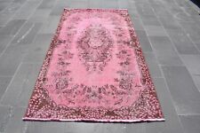 Handmade rug, Boho home, Turkish rug, Vintage wool rug, 3.7 x 6.9 ft RR4486