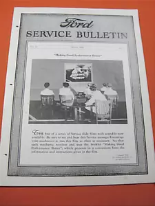 Ford Model A Truck Bulletin 1934 - Picture 1 of 8