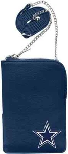 Dallas Cowboys Pebble Smart Purse, NFL Hologram Licensed Crossbody - Picture 1 of 2