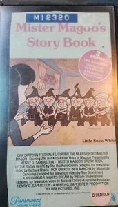 Mister Magoo's Story Book VHS 1964 Little Snow White, Don Quixote, Midsummer - Picture 1 of 14