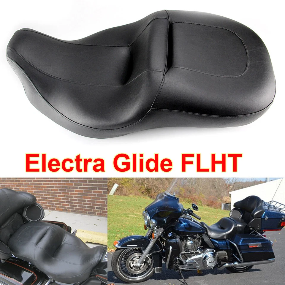 Asiento de pasajero conductor FLHT para Harley Touring Electra Glide Ultra Limited Foto 1 de 4