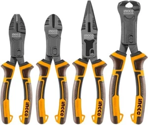 Profi Zangen Set 4tlg INGCO Low Kraft mit 65% Energieeinsparung - Bild 1 von 10