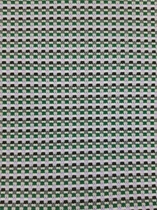 Vintage 1970's Green White Black Purple Polyester Fabric 63"x 62" - Picture 1 of 3