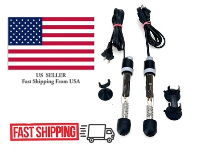 Aquecedor submersível de aquário Hagen Marina Mini 50W 10 galões EUA para aquário - Imagem 1 de 4