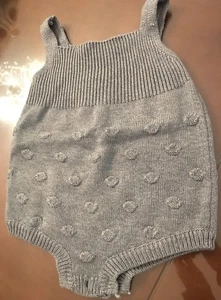 Grey Baby Romper - Picture 1 of 4