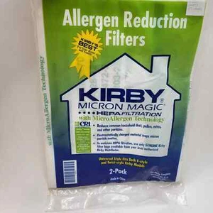 2 Filtri Sottovuoto Kirby Micron Magic Hepa Filtrazione Riduzione Allergeni 205811 - Foto 1 di 7