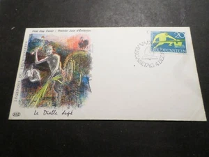 LIECHTENSTEIN, FDC 1ST DAY LEGENDS, THE DEVIL DUPED - Picture 1 of 1
