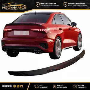 PER AUDI A3 S3 RS3 8Y BERLINA NERO LUCIDO POSTERIORE M4 LOOK SPOILER BAGAGLIAIO 21-24 BODYKIT - Foto 1 di 9