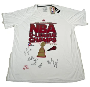 Autographed Adidas Climalite Skyforce NBA D-League 2016 Champs 2XL T-Shirt - NEW - Picture 1 of 11