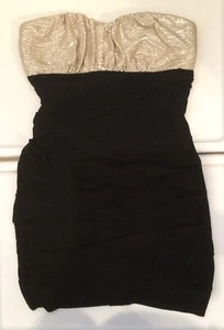 Strapless Ruby Rox Black Rayon & Polyester L Spandex - Picture 1 of 4