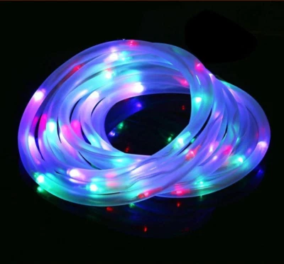 50/100LED Solar Rope Tube Light Waterproof String Outdoor Garden Tree Fence Lamp - Image 1 of 4